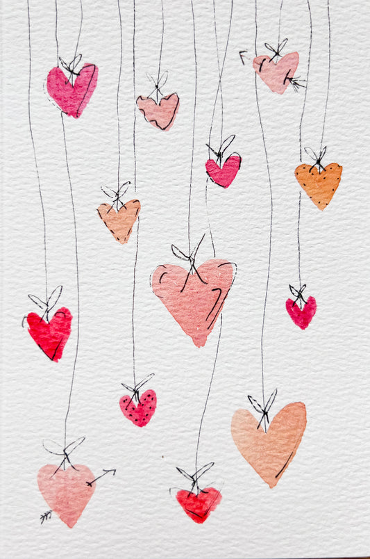 Valentine’s Card - Heart Strings