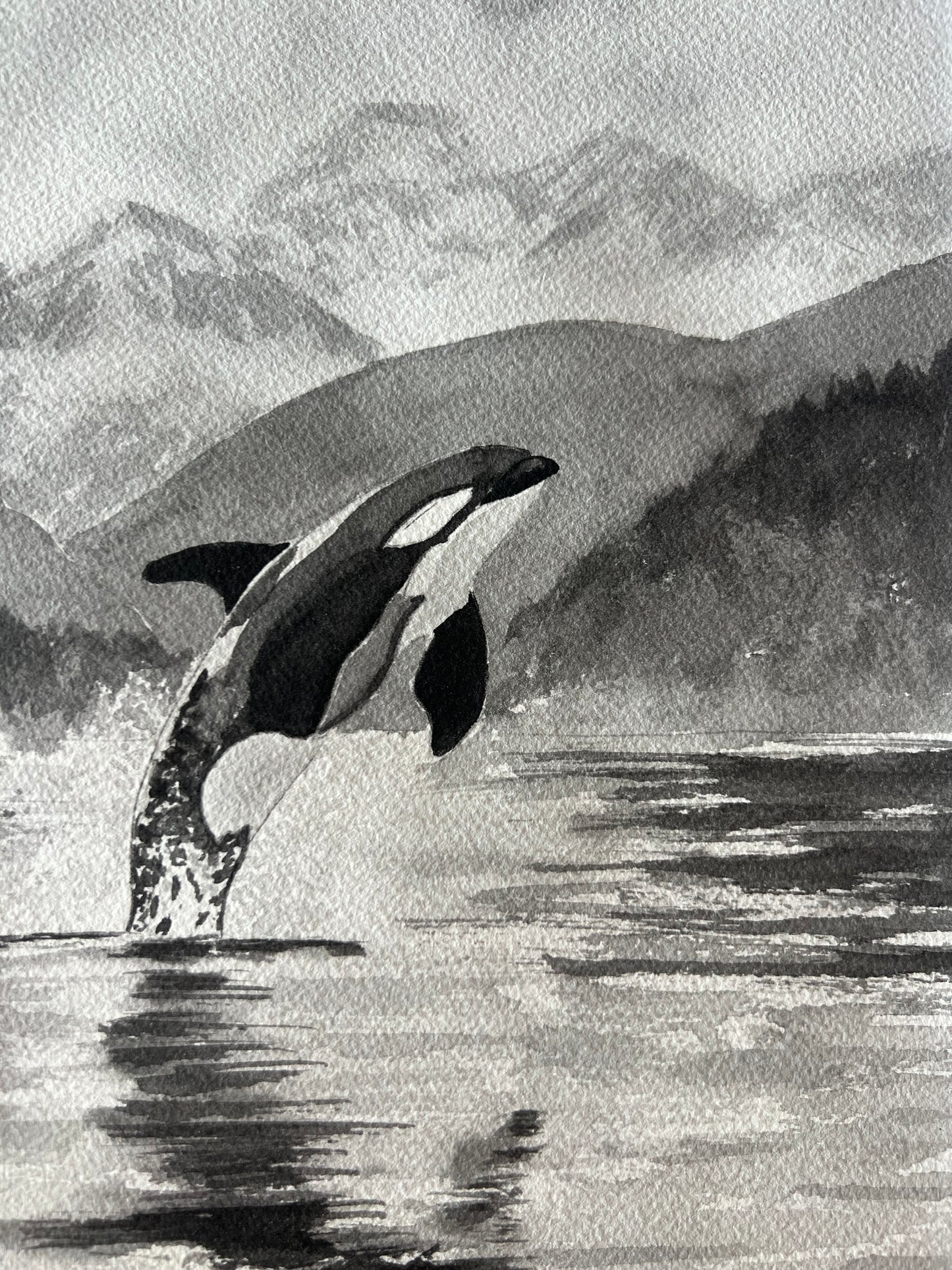 Original Watercolor - “Echoes of the Coast”